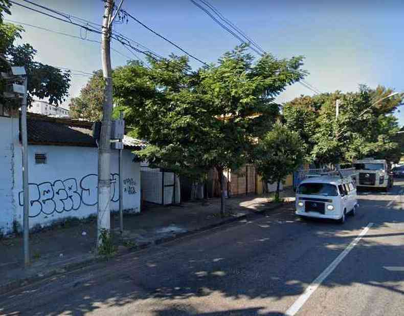 Local do crime na avenida Teresa Cristina, em BH(foto: Google Maps)