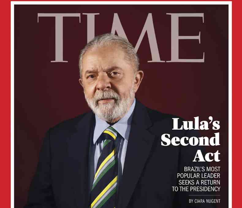 Lula na capa da Revista Time