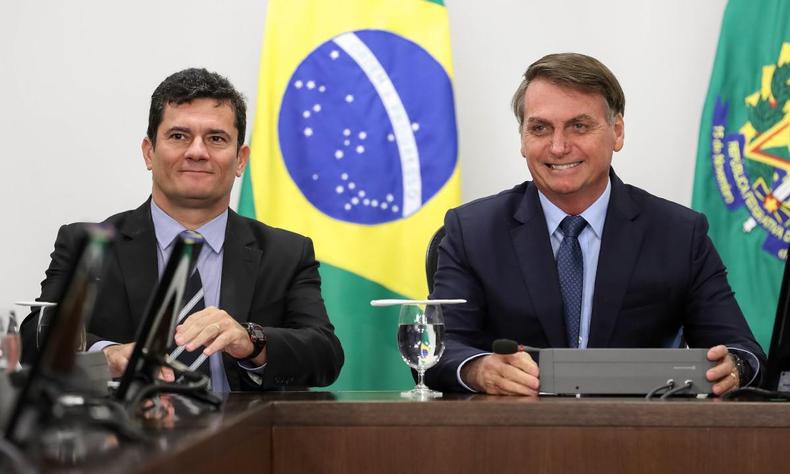 Moro e Jair Bolsonaro