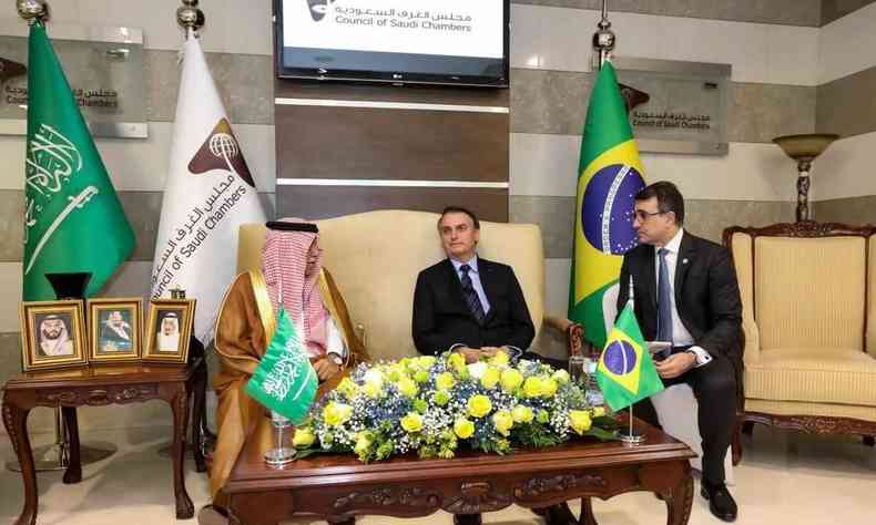 Bolsonaro na Arbia Saudita