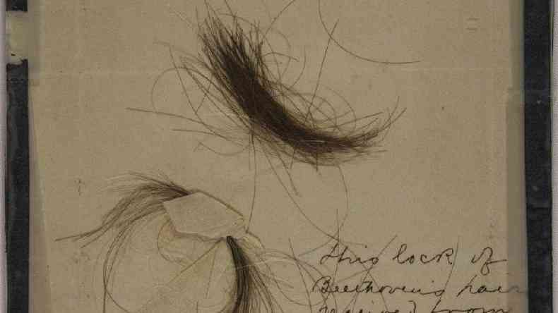 Mecha de cabelo de Beethoven