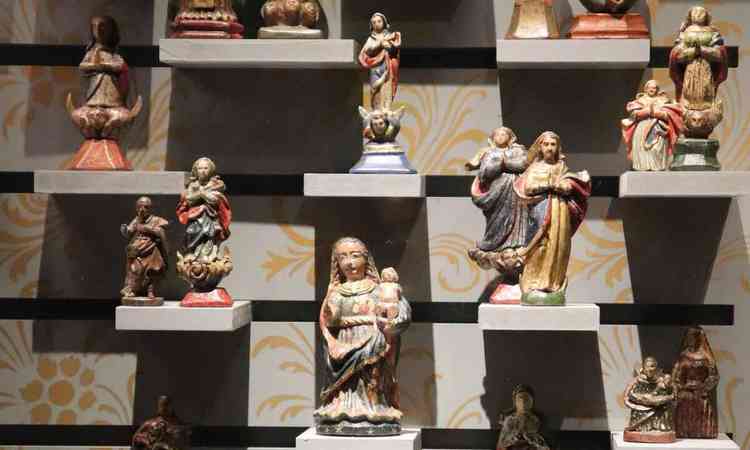 Obras sacras expostas no Museu Boulieu