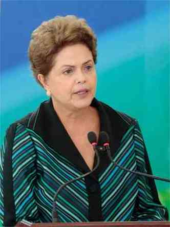 A presidente Dilma Rousseff disse que prestou contas  Justia Eleitoral(foto: Paulo H. Carvalho/ MDA)