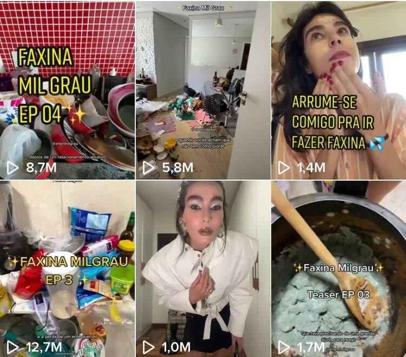 Print do perfil de Ellen Milgrau no TikTok