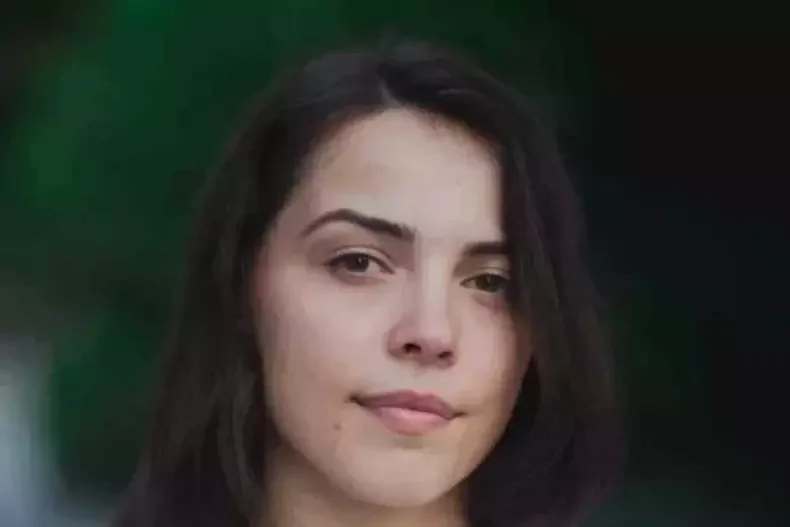 Evheniia Dinakovska, estudante, 21 anos, moradora de Mikolaiv, no sul da Ucr�nia 