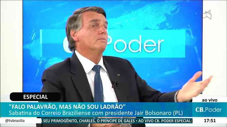 Bolsonaro participa de sabatina no Correio Braziliense