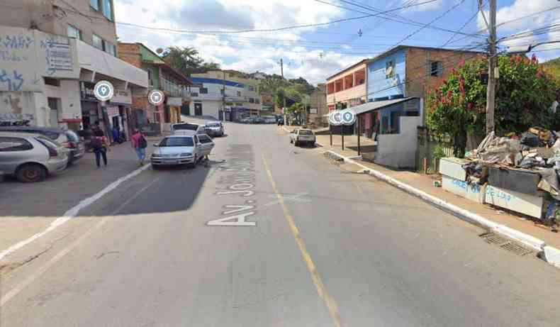 Rua João Alves da Costa em foto de reprodução do Google Maps