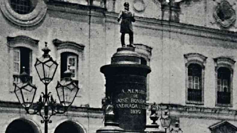 Esttua de Jos Bonifcio no Rio de Janeiro em 1895