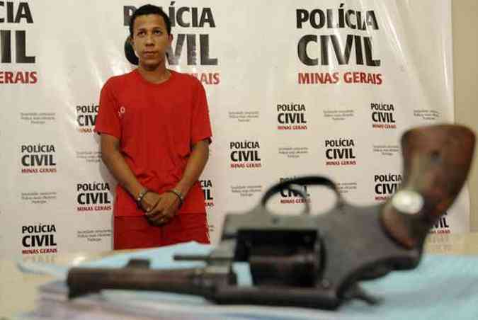 Rafael confessou o crime e disse que o mundo do crime o ajudou a viver(foto: Jair Amaral/EM DA Press)