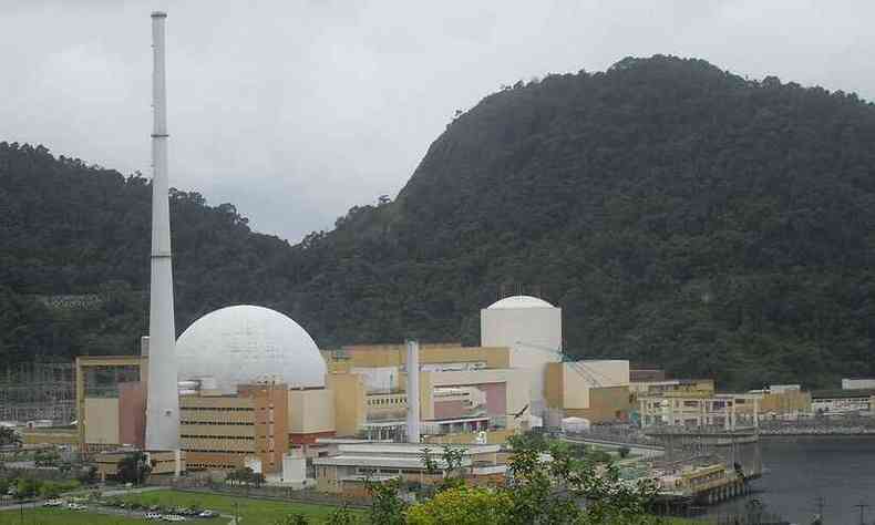 Imagem da rea onde est instalada a usina de Angra 1(foto: Wikimedia Commons)