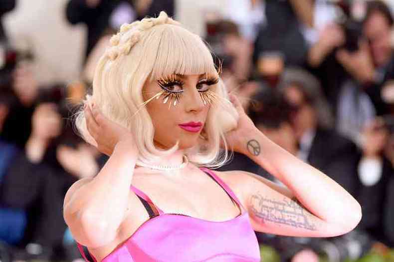 Em seu novo lbum, a cantora americana Lady Gaga volta  sonoridade pop que a consagrou(foto: Jamie McCarthy/Getty/AFP )