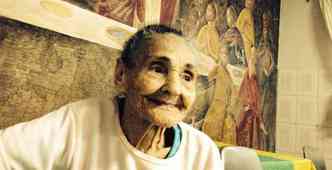 Maria Luzia, de 92 anos, conta das alegrias que teve com Pel (foto: Jefferson da Fonseca Coutinho/EM/DA Press)