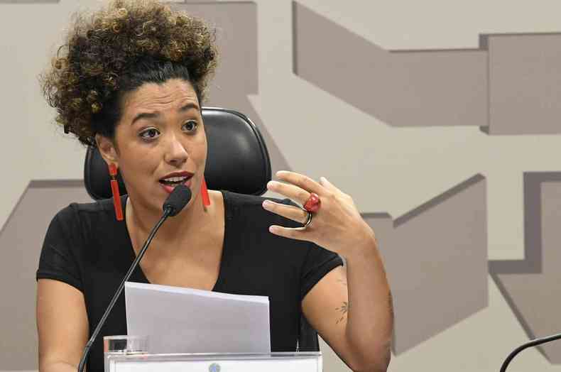 A deputada federal livrou Talria Petrone (PSOL-RJ) 