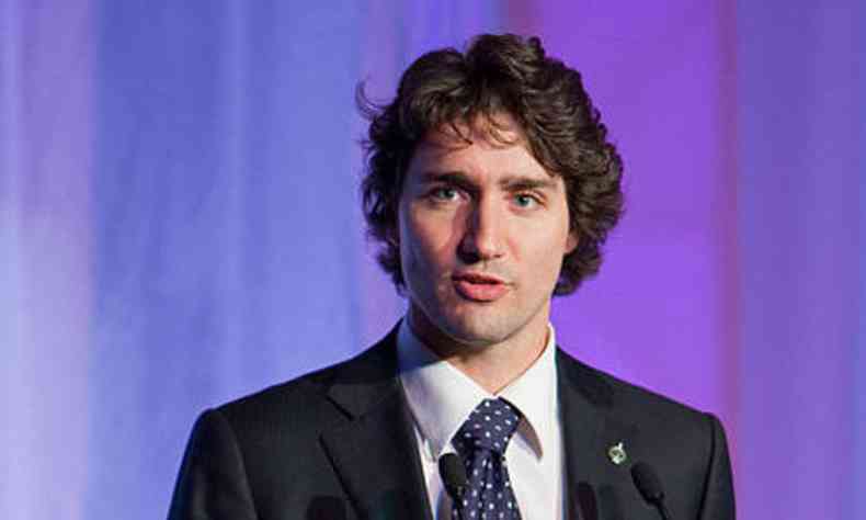 O primeiro-ministro canadense falou sobre a tragdia durante sua coletiva de imprensa diria(foto: Reproduo Wikipdia )