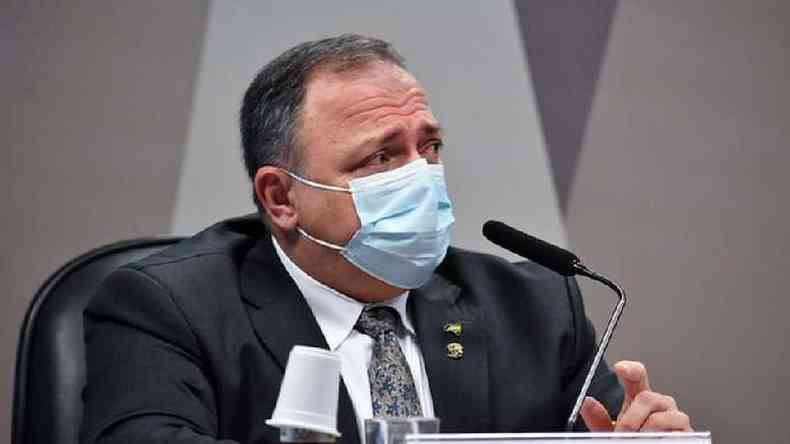 Em maio, Pazuello disse que falta de comunicao da Secretaria Estadual de Sade do Amazonas dificultou ajuda do governo federal contra colapso em hospitais(foto: AGNCIA SENADO)