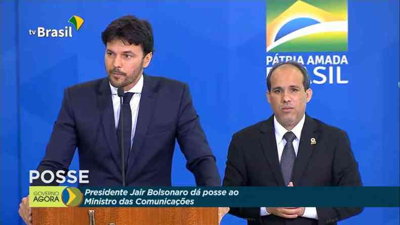 Para a recriao da pasta comandada por Fbio Faria, o Ministrio da Cincia, Tecnologia, Inovaes e Comunicaes foi dividido em duas partes(foto: Reproduo/Tv Brasil)