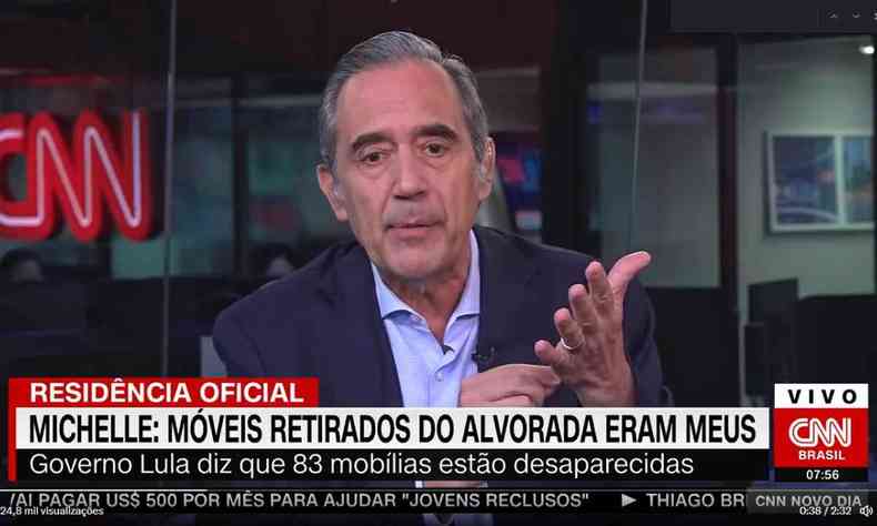 Marco Antnio Villa  comentarista poltico da CNN Brasil