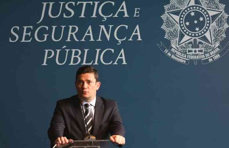 A rea de Segurana Pblica est vinculada  Justia e  comandada pelo ex-juiz Sergio Moro(foto: ED ALVES/CB/D.A PRESS)
