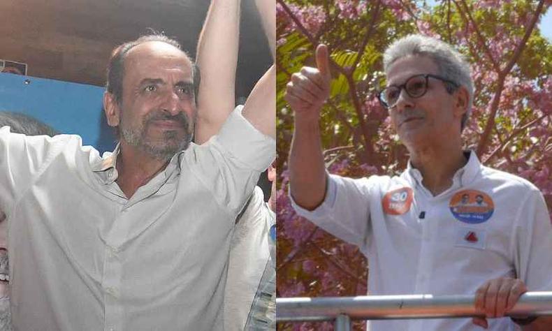 Montagem: Kalil x Zema