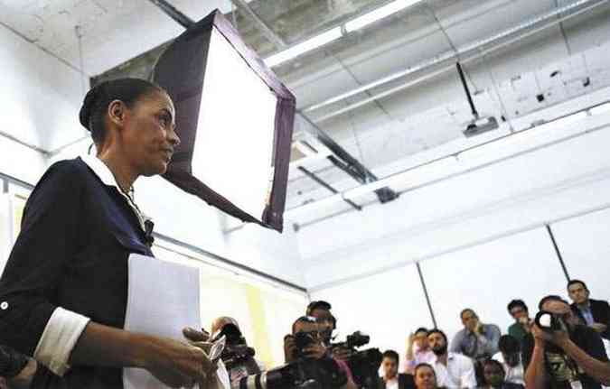 Candidata do PSB promete a empresrios uma reforma tributria (foto: Nacho Doce/Reuters)