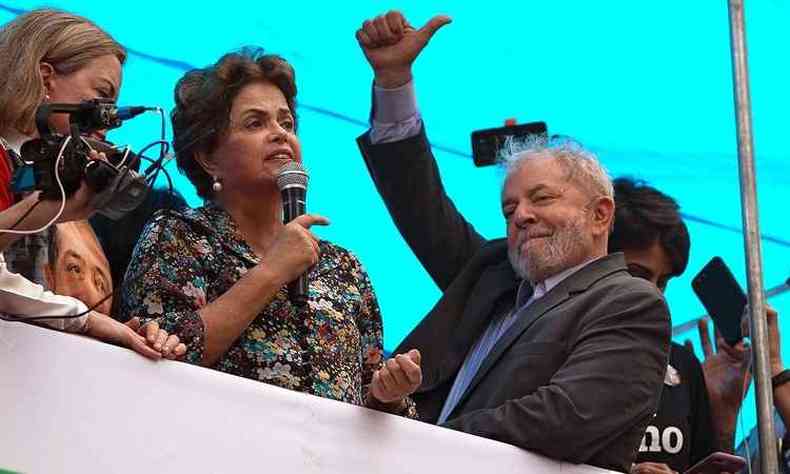 Lula disse que independente do resultado do julgamento continuar lutando pelo Brasil(foto: Jefferson Bernardes AFP)