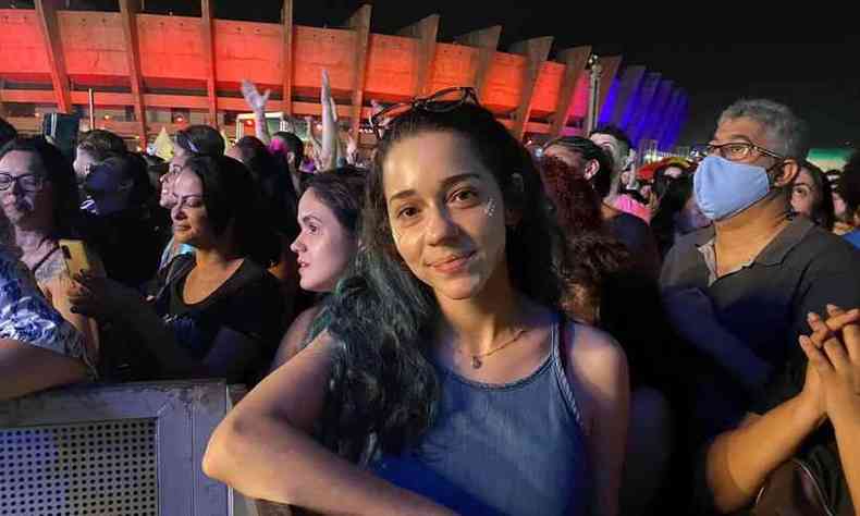Ana Letcia Scalon, de 23 anos, viajou cerca de 500 km de Uberaba, no Tringulo Mineiro, para o Breve Festival, no Mineiro
