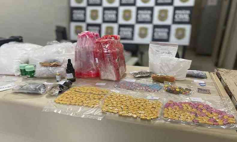 A droga apreendida em encomendas dos Correios foi encaminhada para o Instituto de Criminalstica