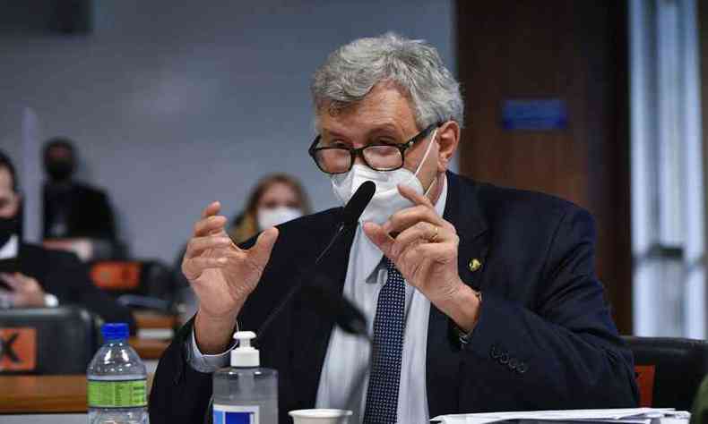 Heinze faz parte da ala bolsonarista e defende o uso da cloroquina contra a COVID-19(foto: Senado Federal/Reproduo)