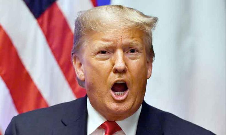 O presidente dos Estados Unidos, Donald Trump, alivia pressão interna com ação no front externo (foto: Nicholas Kamm/AFP) O presidente dos Estados Unidos, Donald Trump, alivia pressão interna com ação no front externo (foto: Nicholas Kamm/AFP)