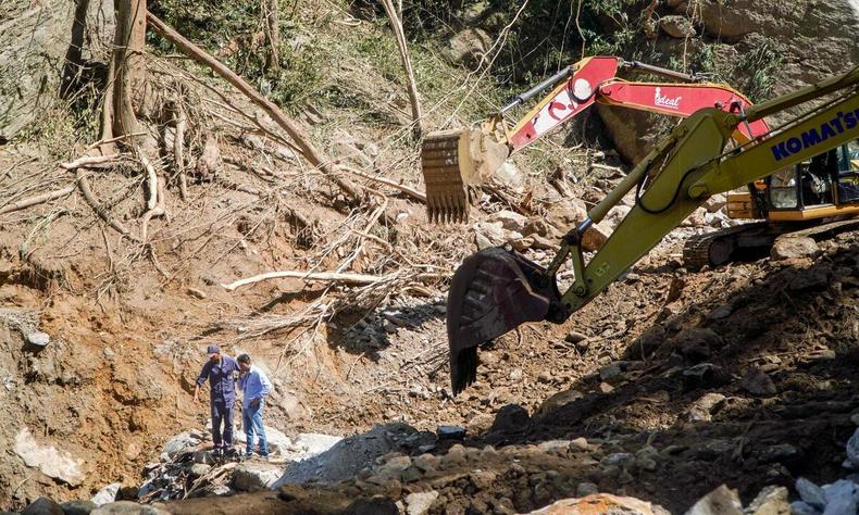 Chuvas causaram destruio no litoral norte de So Paulo