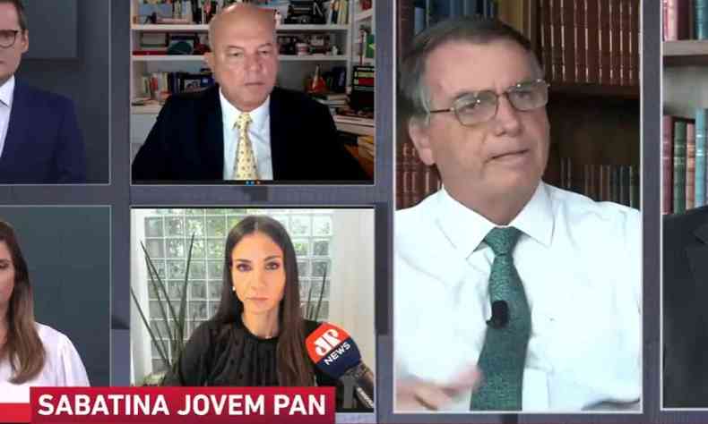 Transmisso da Sabatina do presidente Jair Bolsonaro