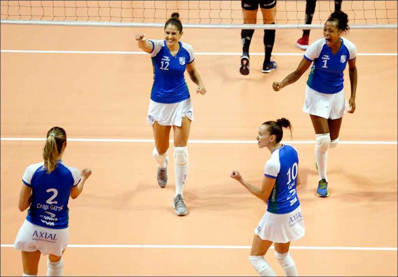 Para atletas, o fator casa também tem feito a diferença a favor da equipe de BH(foto: ORLANDO BENTO/MINAS/DIVULGAÇÃO - 8/11/18) Para atletas, o fator casa também tem feito a diferença a favor da equipe de BH(foto: ORLANDO BENTO/MINAS/DIVULGAÇÃO - 8/11/18)