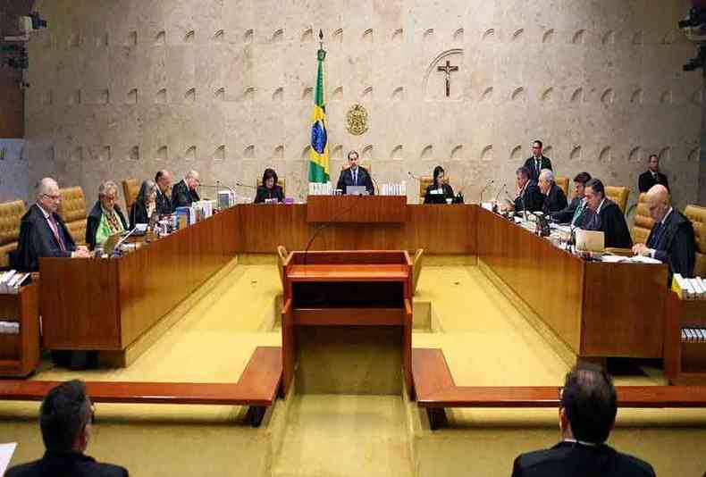 Plenrio da corte voltar do recesso com pauta de julgamentos que prometem gerar polmica at o fim deste ano(foto: Nelson Jr/STF 7/11/18)