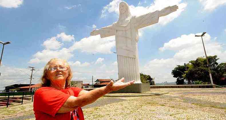 Terezinha Rezende Marques, de 79 anos, moradora do Bairro Milionrios, na Regio do Barreiro(foto: Beto Novaes/Em/D.A press )