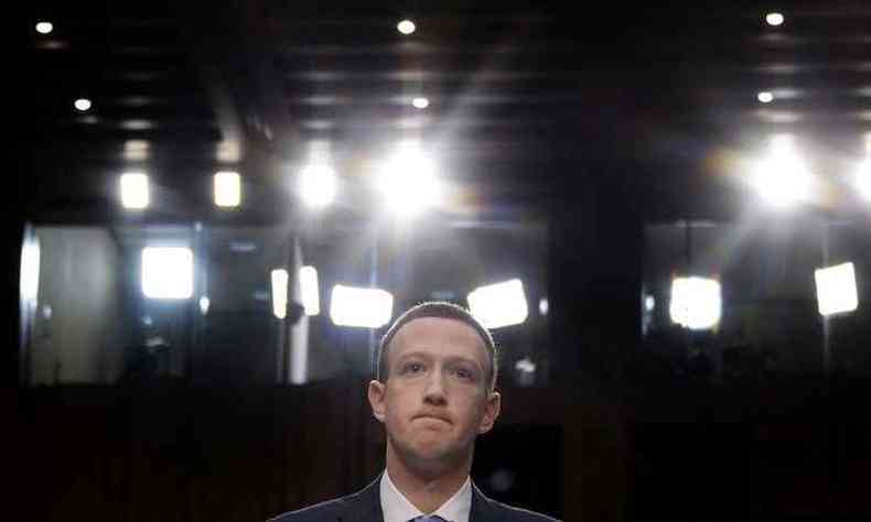 Zuckerberg, dono da rede social, tem 10 dias para responder(foto: Jim Watson/AFP)