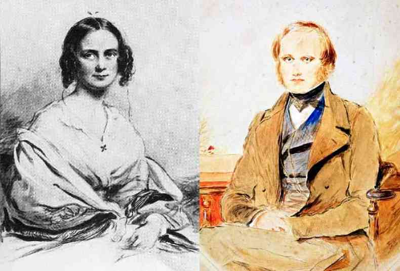 Emma Wedgwood e Charles Darwin