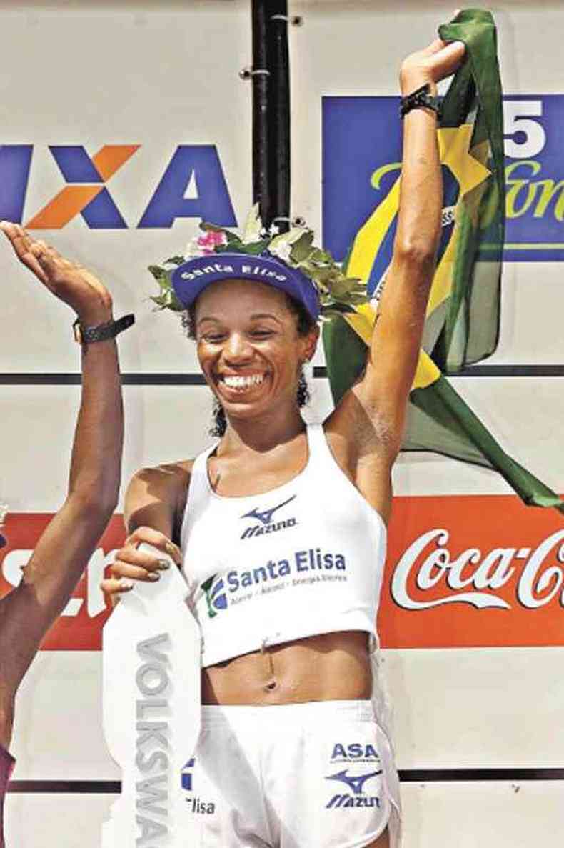 Maria Zeferina foi a primeira mineira a vencer a So Silvestre(foto: Rubens Chiri/AFP - 31/12/01)