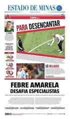 Confira a Capa do Jornal Estado de Minas do dia 22/06/2018