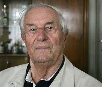 Foto de Rochus Misch, tirada em 2005, na sua casa, em Berlim.(foto: AFP PHOTO JOHN MACDOUGALL )