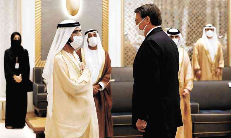 Bolsonaro em viagem oficial aos Emirados rabes