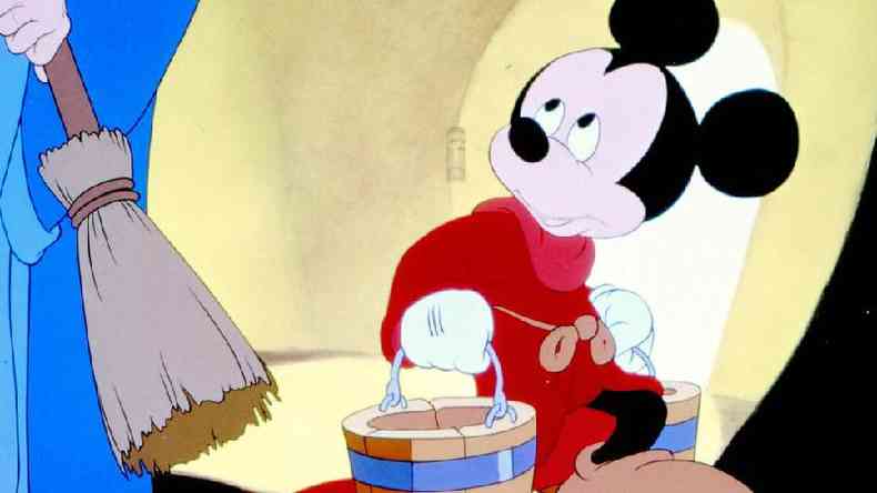 Abigail compara sua situao com a do personagem Mickey Mouse no filme 'Fantasia'
