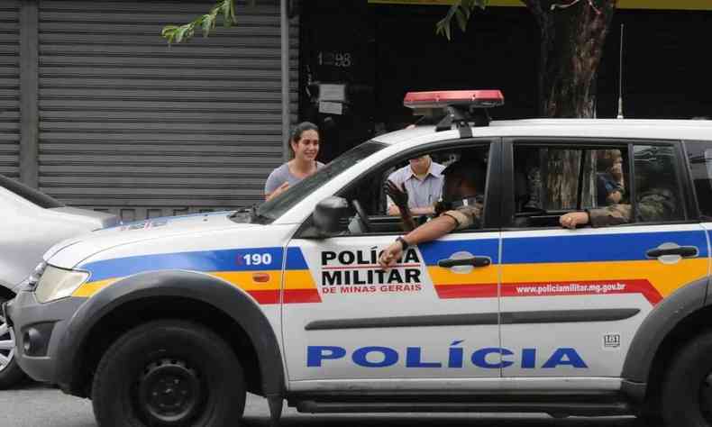 Na foto, viatura da Policia Militar de Minas Gerais (PMMG)