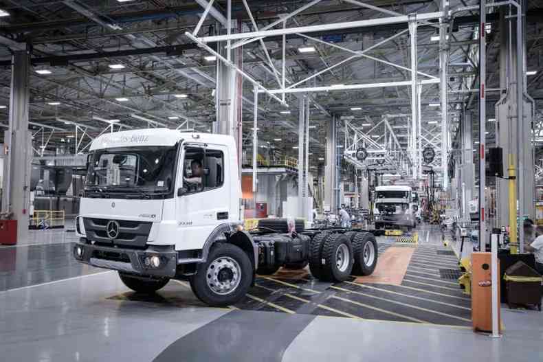 Linha de produo da Daimler Truck
