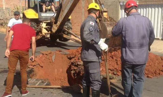 (foto: Divulgação Bombeiros de Alfenas) (foto: Divulgação Bombeiros de Alfenas)