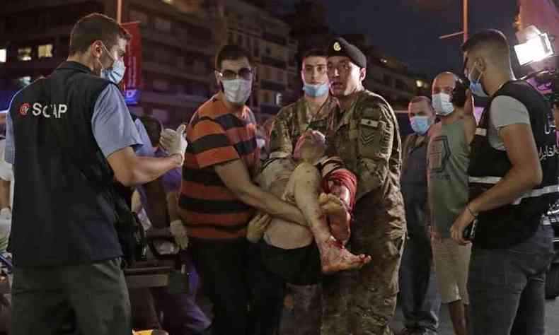 Autoridades locais confirmaram a morte de mais de 70 pessoas e de cerca de 3.700 feridos(foto: IBRAHIM AMRO / AFP)