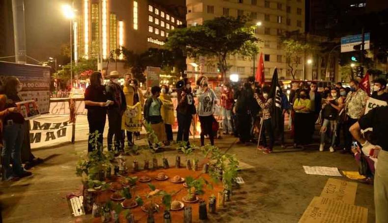 Manifestao na Praa 7 nesta segunda-feira (20/6)