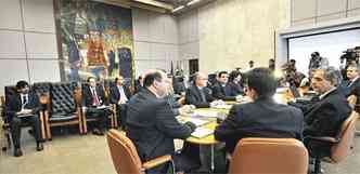Reunidos desde ontem, diretores do Banco Central decidem taxa hoje (foto: lza Fiza/ABR %u2013 18/1/11)
