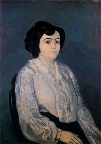 'Madame Soler' foi conclu�da por Picasso em 1903 e est� exposta no Museu de Arte Moderna de Munique(foto: Reprodu��o)