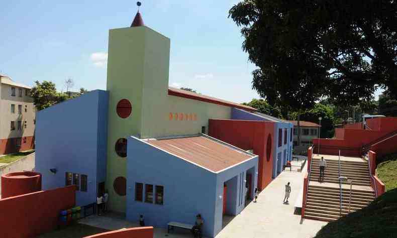 Escola Municipal de Educao Infantil do Bairro Tirol, no Barreiro, Belo Horizonte: unidade pode retomar aulas presenciais em maio(foto: Paulo Filgueiras/EM/D.A Press - 28/03/2015)