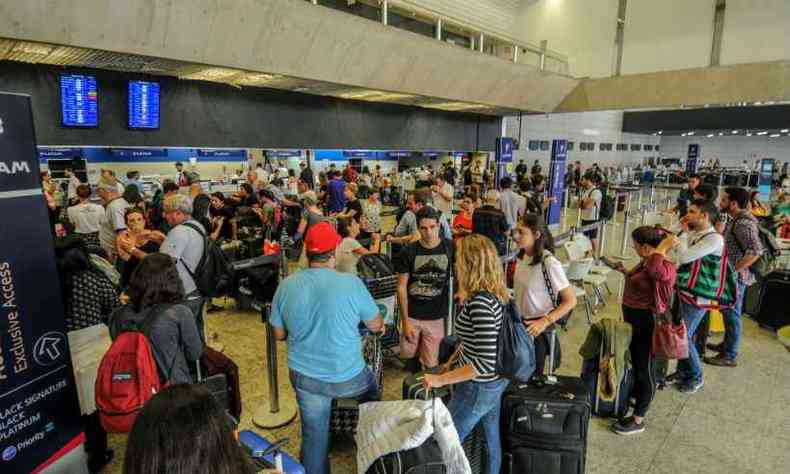 Posto vai comear a funcionar nesta quinta-feira no aeroporto(foto: Leandro Couri/EM/D.A Press)